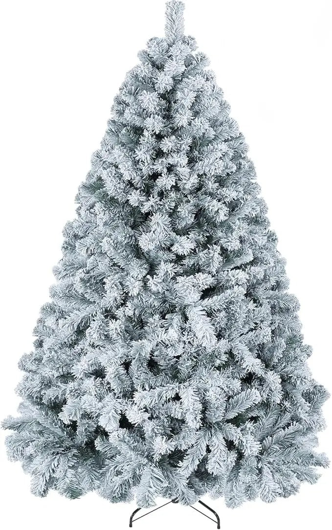 Snow Flocked Christmas Tree