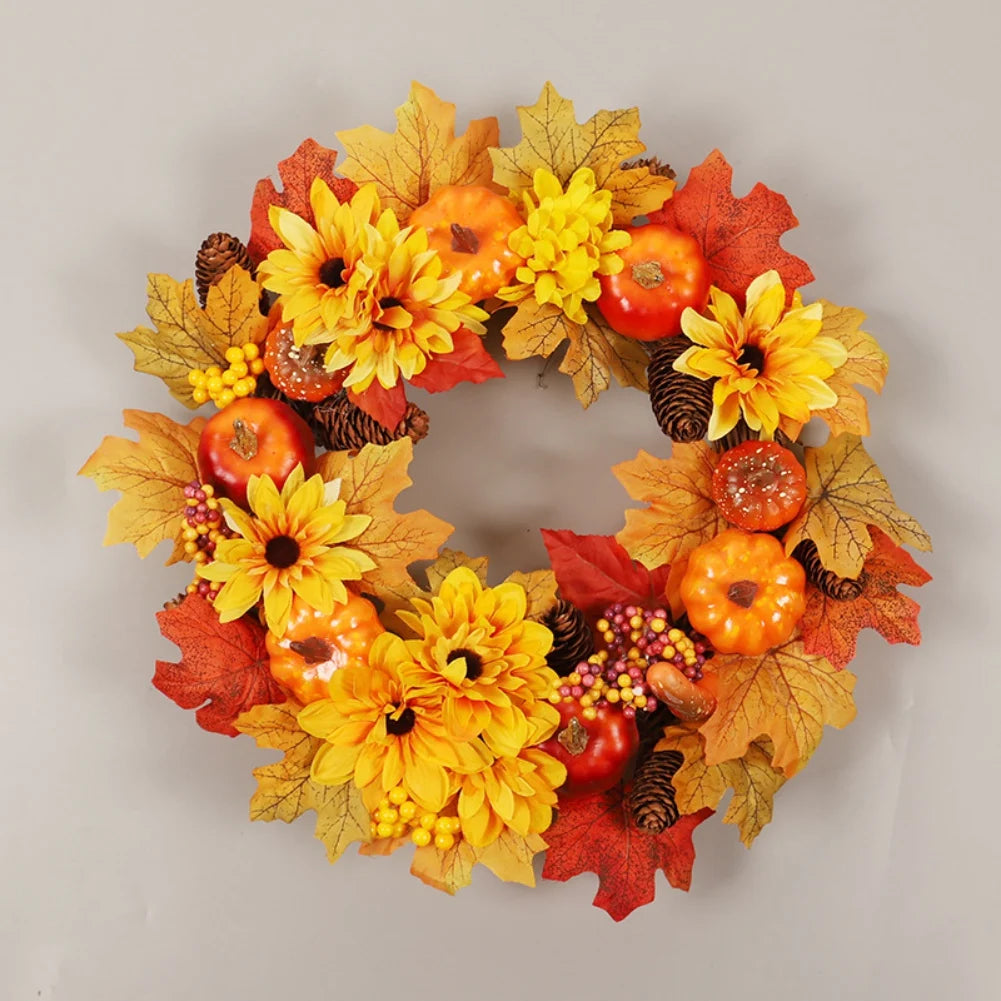 Fall Door Wreath