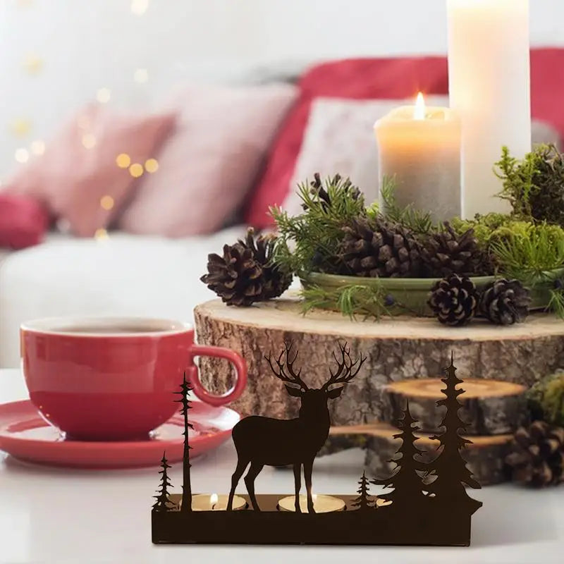 Reindeer Tealight Candle Holder