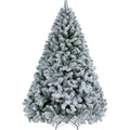 Snow Flocked Christmas Tree