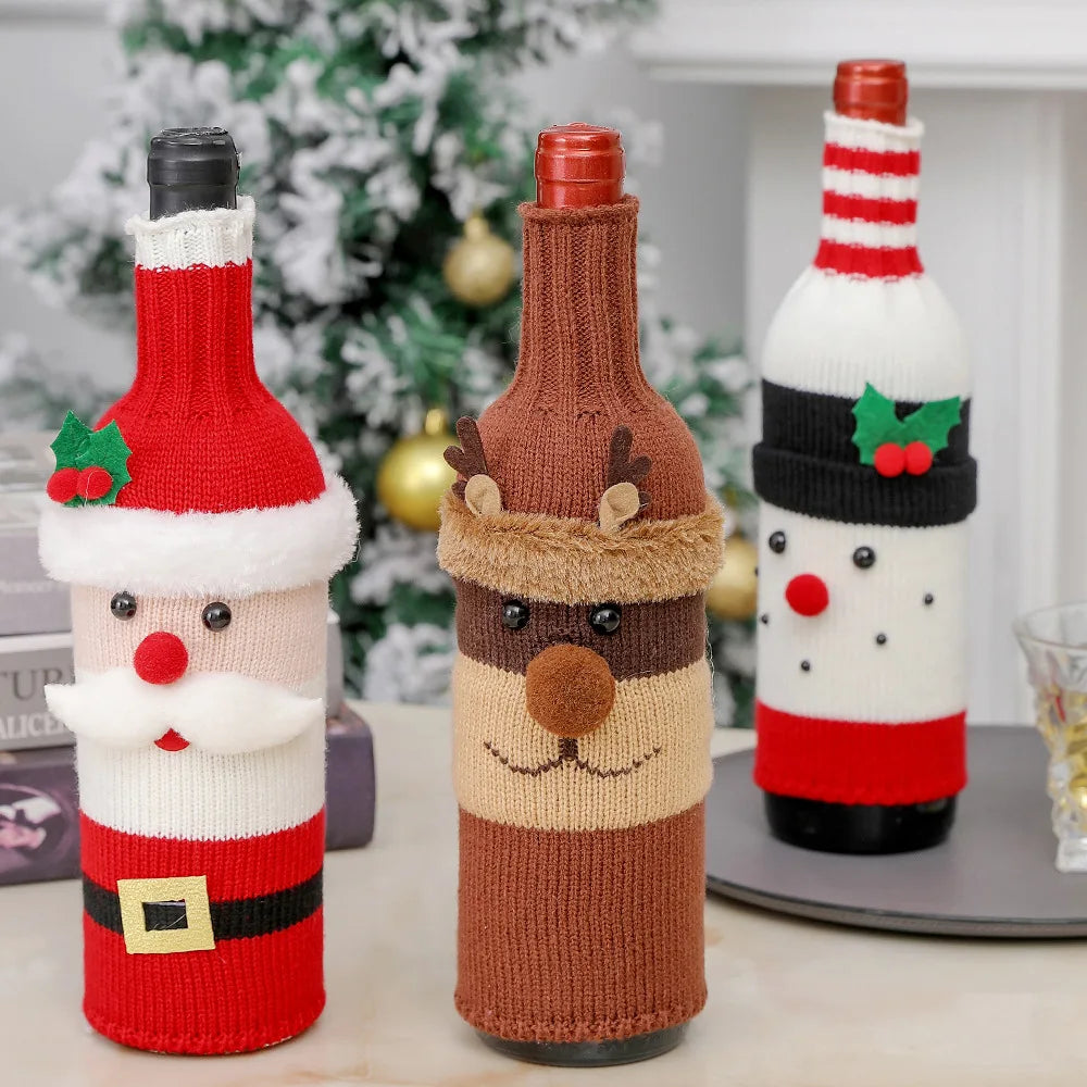 Christmas Wine Bottle Cover