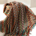 Boho Cotton Throw Blanket