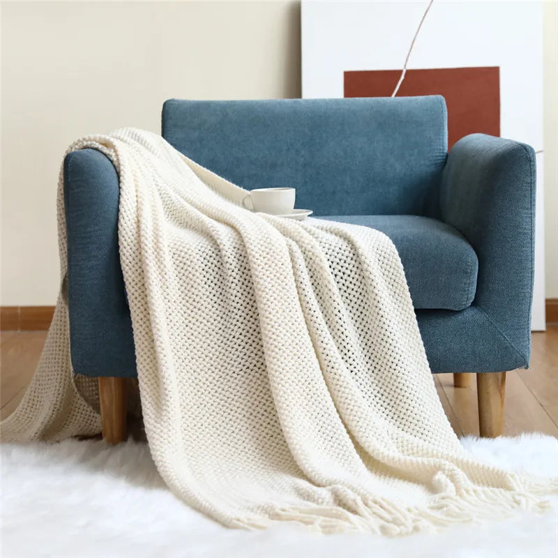 Soft Knitted Blanket