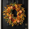 Fall Wreath With Pumpkins