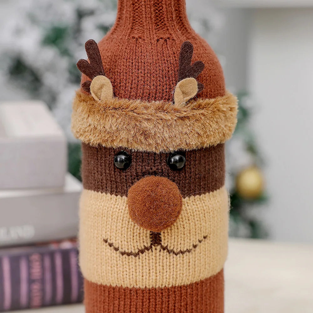 Ugly Sweater Wine Bottle Dress