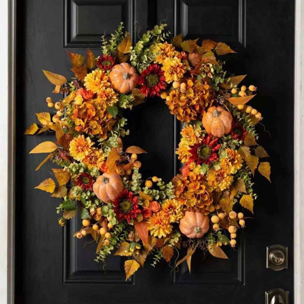 Fall Door Wreath