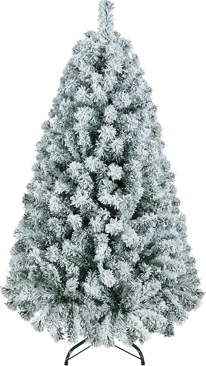 Snow Flocked Christmas Tree